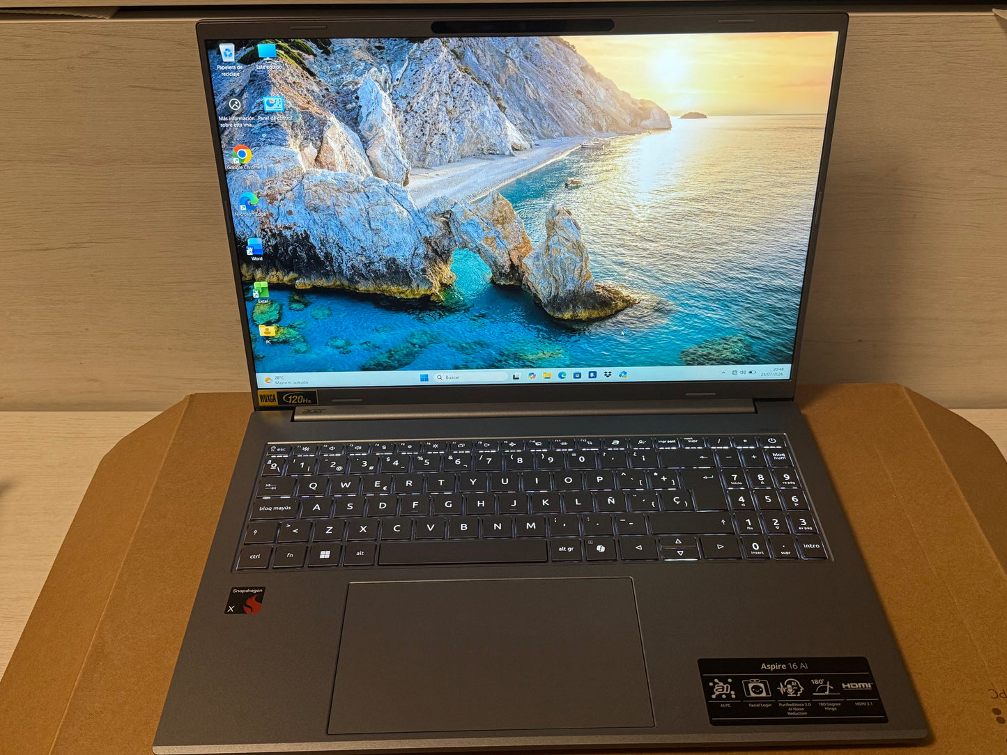 PORTÁTIL ACER ASPIRE 16 AI 32GB 1TB NUEVO