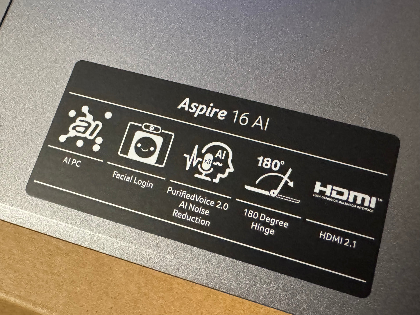 PORTÁTIL ACER ASPIRE 16 AI 32GB 1TB NUEVO