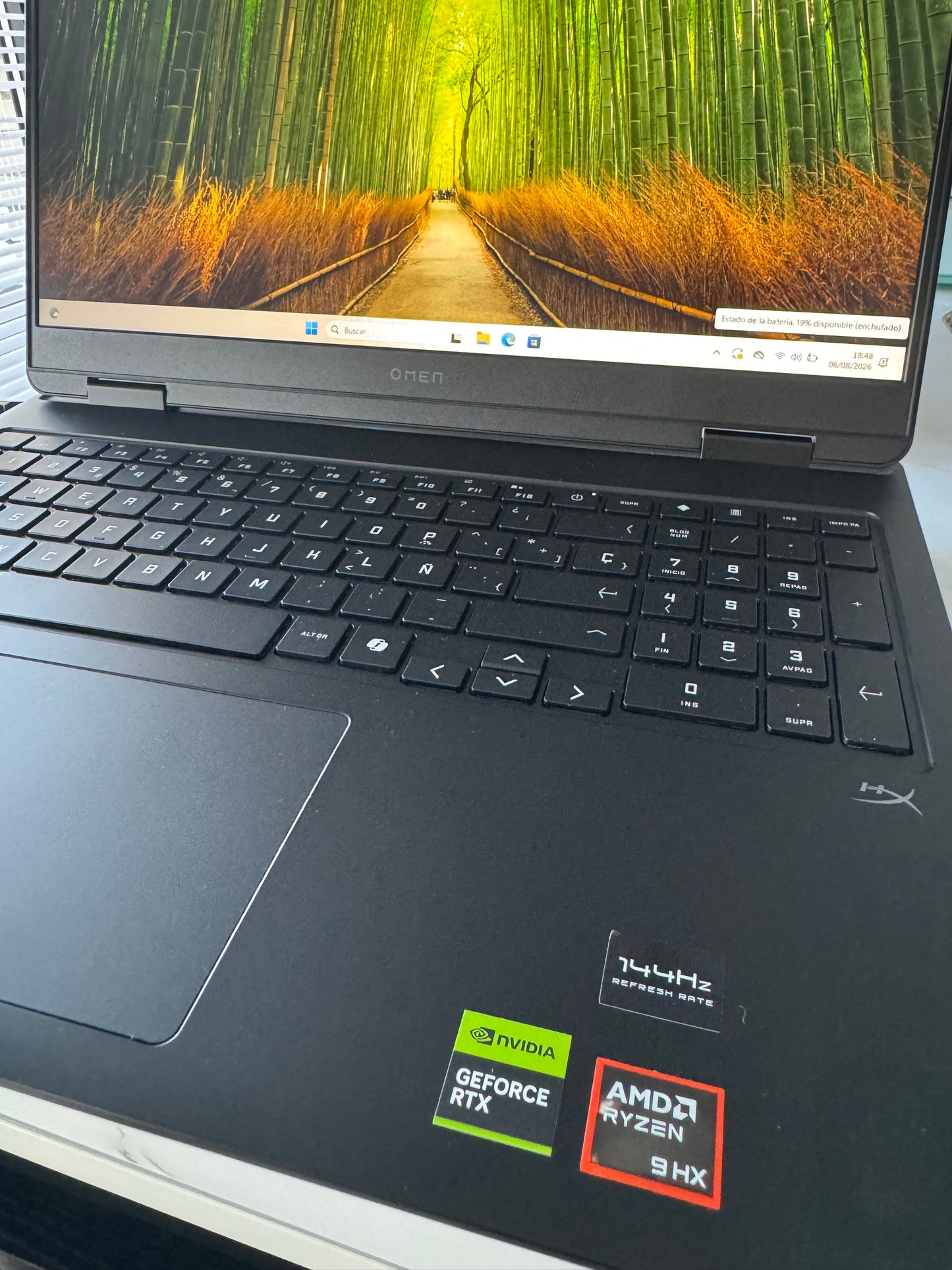 PORTÁTIL GAMING HP OMEN 16 R9 32GB 1TB RTX5060t