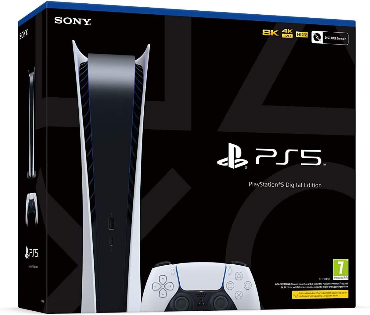 CONSOLA SONY PLAYSTATION 5 1TB + MANDO , DIGITAL SLIM