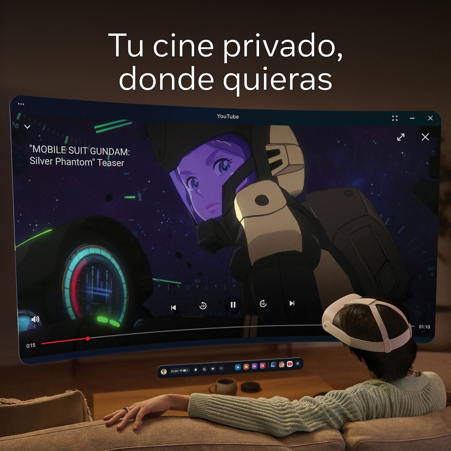 Gafas de realidad virtual - Meta Quest 3s, 128 GB, 8GB RAM