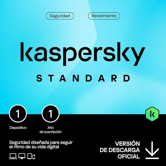 Licencia Kaspersky Antivirus 1 PC 1 AÑO