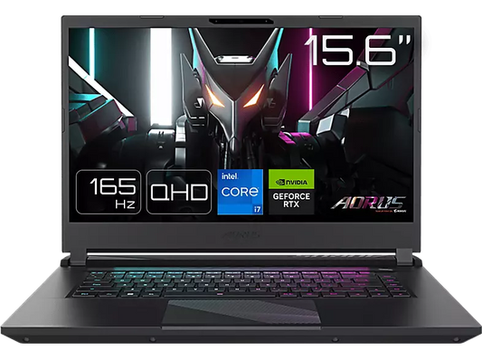 Portátil gaming Gigabyte AO 15 BKF-73ES754SH, 15.6" QHD, Intel® Core™ i7
